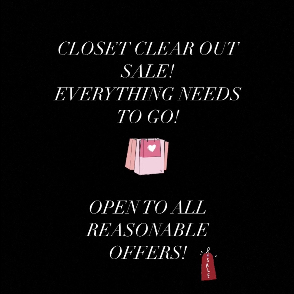 Closet Clear Out Sale Poster